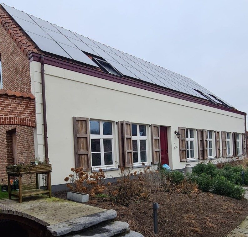 Gevelrenovatie met isolatie — Anzegem — na de werken